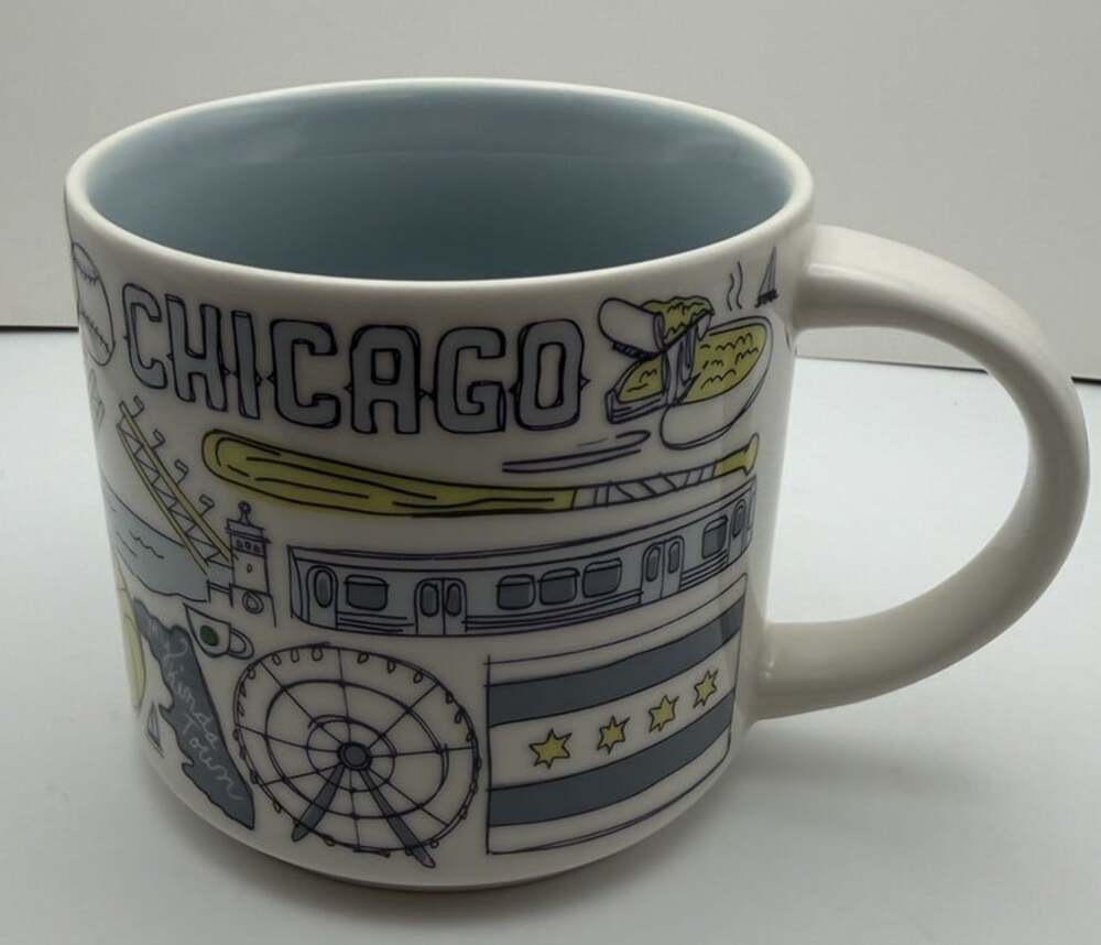 Discontinued Starbucks Been There Series Chicago Collectors Coffee Mug